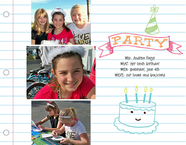 Party Girl Photo Book