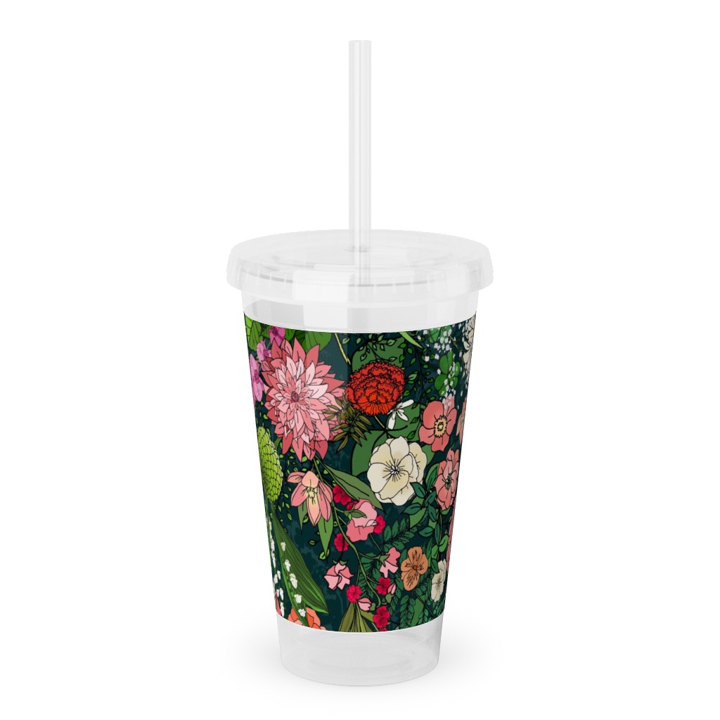 Photo Gallery Acrylic Tumbler with Straw by Shutterfly