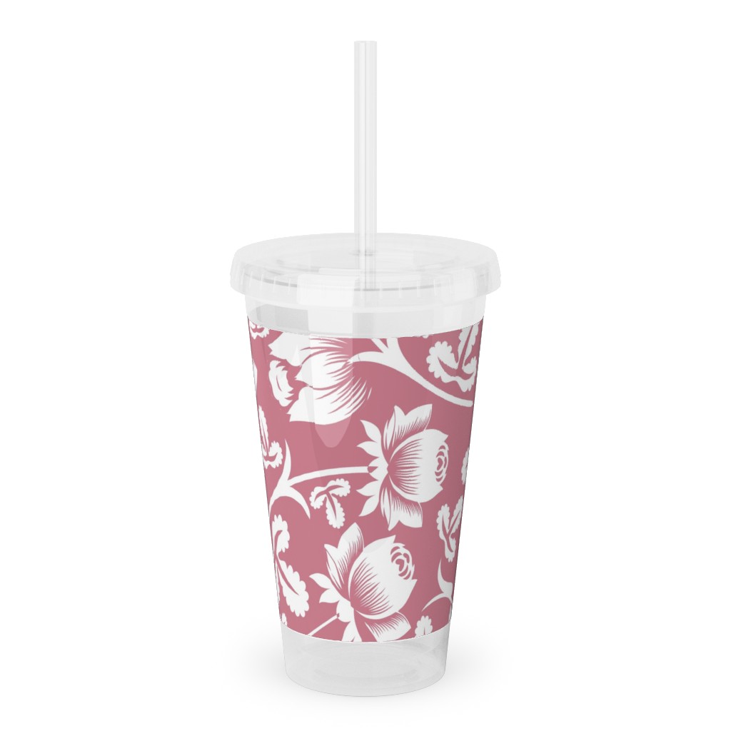 Upload Your Own Design Acrylic Tumbler with Straw by Shutterfly