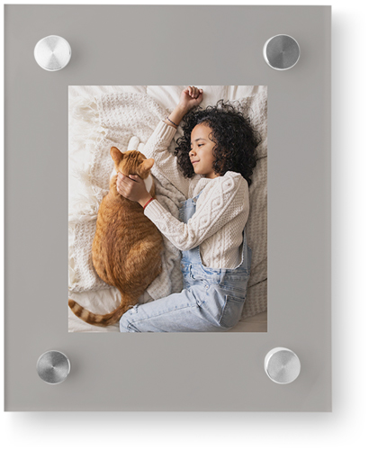Full Frame One Wall Art, Single piece, Acrylic, 8x10, Gray