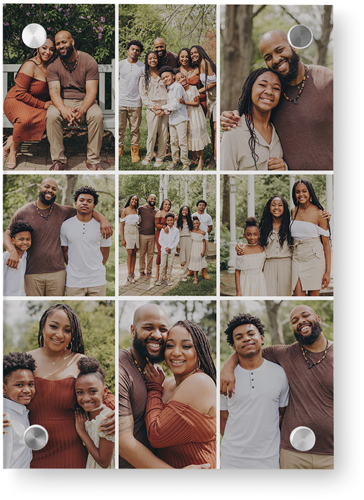 Gallery Grid of Nine Wall Art, Single piece, Acrylic, 10x14, Multicolor, multi