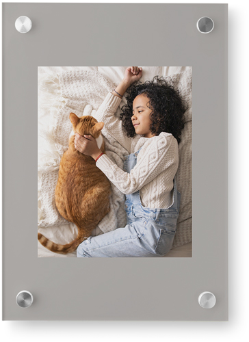 Full Frame One Wall Art, Single piece, Acrylic, 10x14, Gray, stone