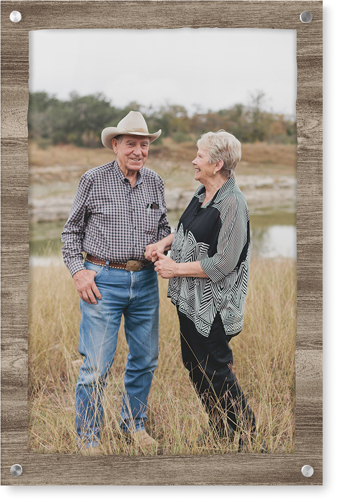 Countryside Portrait Wall Art, Single piece, Acrylic, 20x30, Brown