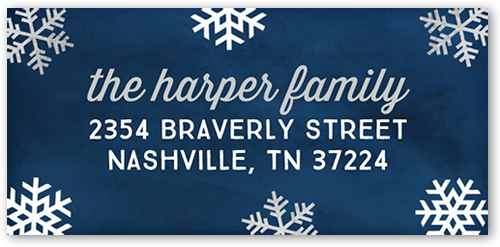 Blue Wedding Address Labels &amp; Wedding Return Address