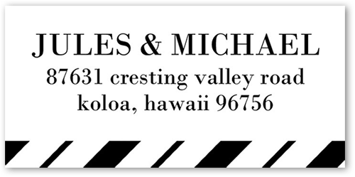 Enchanted Ending Address Label, White, Address Label, Matte, White