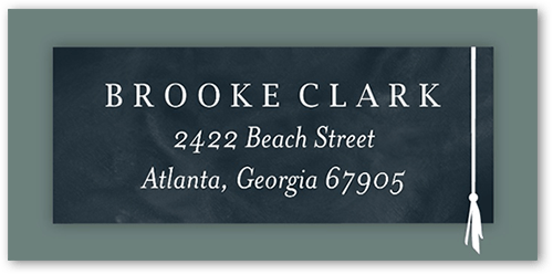 Tassel Snapshots Address Label, Green, Address Label, Matte, Mantis