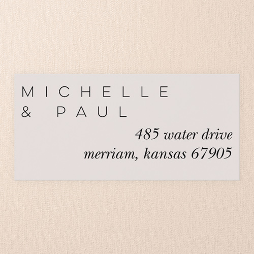 Big Letters Address Label by Shutterfly | Shutterfly