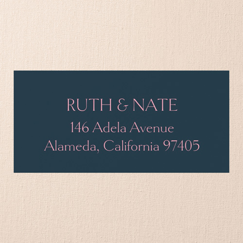 Party Crew Address Label, Blue, Address Label, Write Your Own Greeting, Matte, Blue