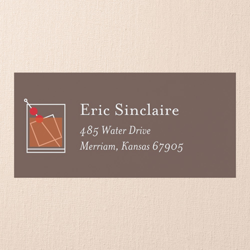 Pour Decisions Address Label by Yours Truly Shutterfly