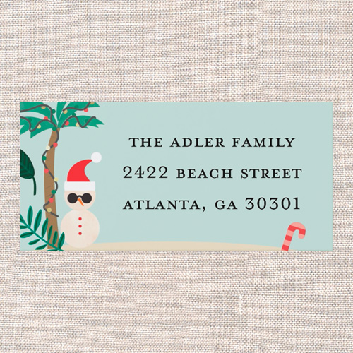 Tropical Traditions Address Label, Green, Address Label, Matte, Mint