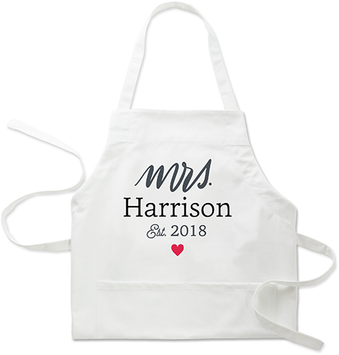 For the Mrs Apron, Adult (Onesize), Gray