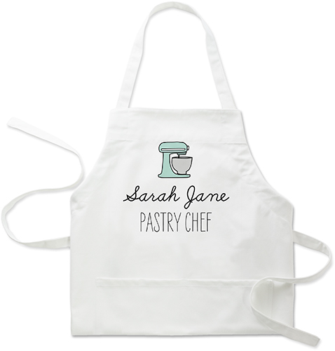 Pastry Chef Apron, Adult (Onesize), Green