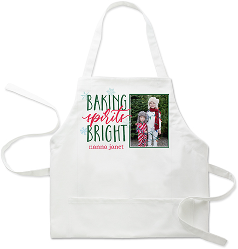 Baking Spirits Bright Apron, Adult (Onesize), Red