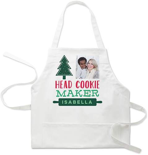 Head Cookie Maker Apron, Adult (Onesize), Red