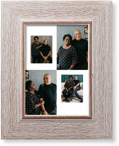 Minimal Gallery of Four Portrait Art Print, Rustic, Signature Card Stock, 5x7, Multicolor, multi