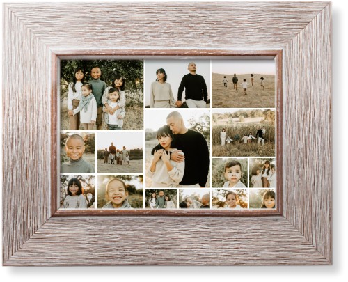 Collage of Fifteen Art Print, -Rustic-Multicolor-Signature Card Stock-5x7