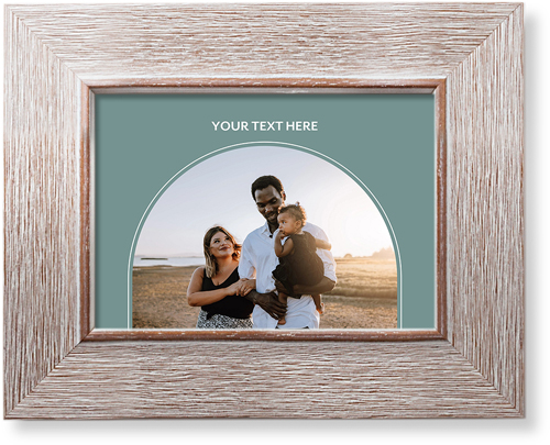 Wide Arch Art Print, -Rustic-Blue-Signature Card Stock-5x7