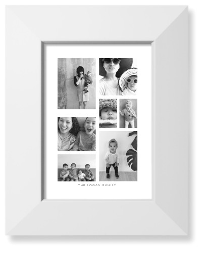 Vertical Gallery Collage of Seven Art Print