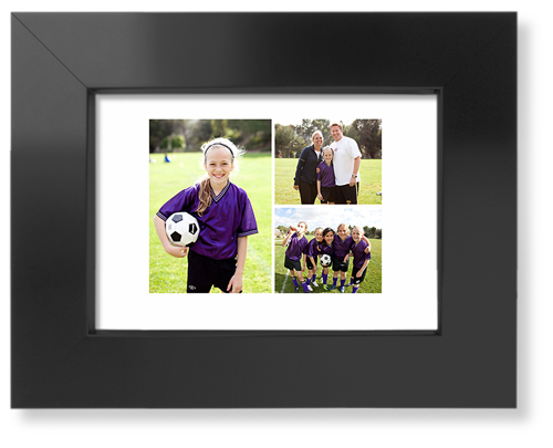 Gallery of Three Art Print, -Black-Multicolor-Signature Card Stock-5x7