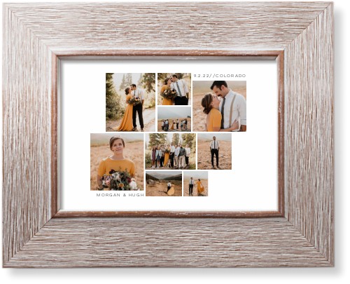 Gallery of Nine Art Print, -Rustic-Multicolor-Signature Card Stock-5x7