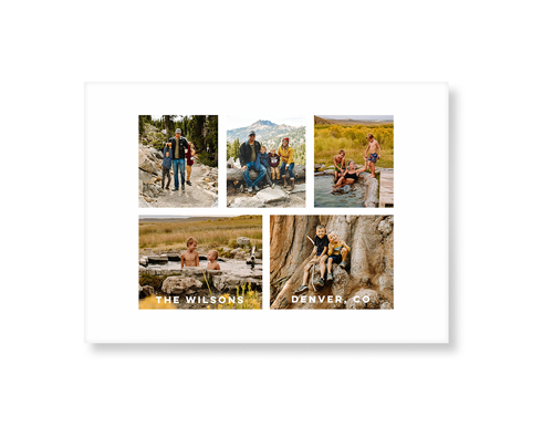 Gallery of Five Art Print, -No Frame-Multicolor-Signature Card Stock-5x7