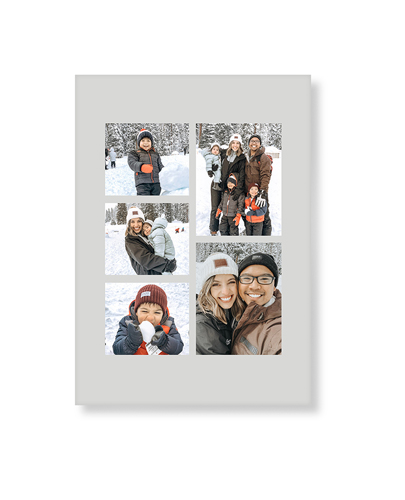 Gallery of Five Portrait Art Print, -No Frame-Multicolor-Signature Card Stock-5x7