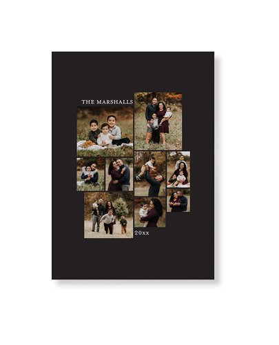 Gallery of Nine Portrait Art Print, No Frame, Signature Card Stock, 5x7multi