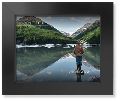 Captured Adventures Art Print, Black, Signature Card Stock, 8x10, White, white