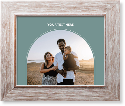 Wide Arch Art Print, Rustic, Signature Card Stock, 8x10, Blue, cedar