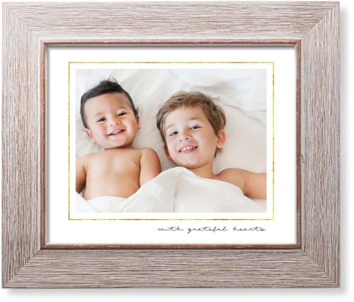 Simply Elegant Frame Art Print, Rustic, Signature Card Stock, 8x10, White