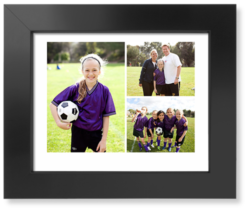 Gallery of Three Art Print, Black, Signature Card Stock, 8x10, Multicolor