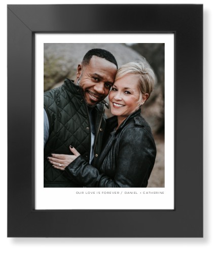 Modern Gallery Portrait Art Print, -Black-Multicolor-Signature Card Stock-8x10