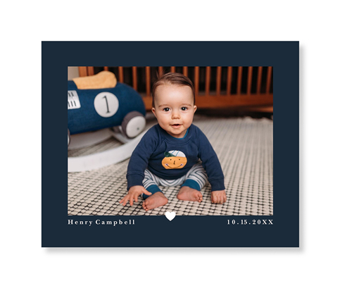 My Heart Landscape Art Print, No Frame, Signature Card Stock, 8x10silhouette