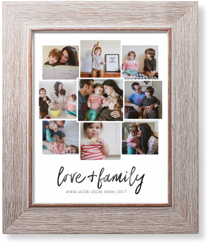 Love and Family Collage Art Print