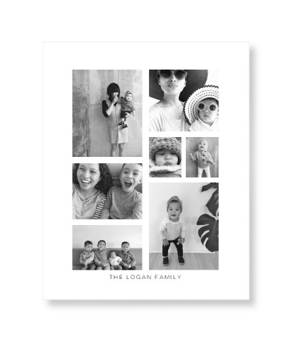 Vertical Gallery Collage of Seven Art Print, -No Frame-Multicolor-Signature Card Stock-8x10