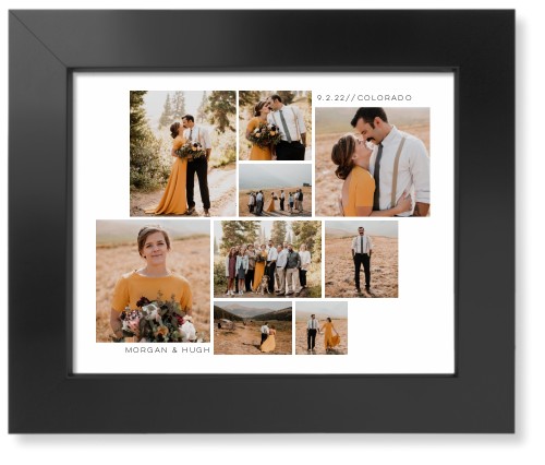 Gallery of Nine Art Print, -Black-Multicolor-Signature Card Stock-8x10