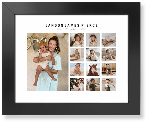 Gallery of Thirteen Memories Art Print, Black, Signature Card Stock, 11x14, Multicolor, multi