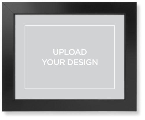 Upload Your Own Design Art Print, Black, Signature Card Stock, 11x14, Multicolor