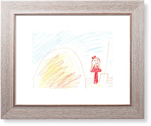 Create Your Own Kids Art Art Print, Rustic, Signature Card Stock, 11x14, Multicolor