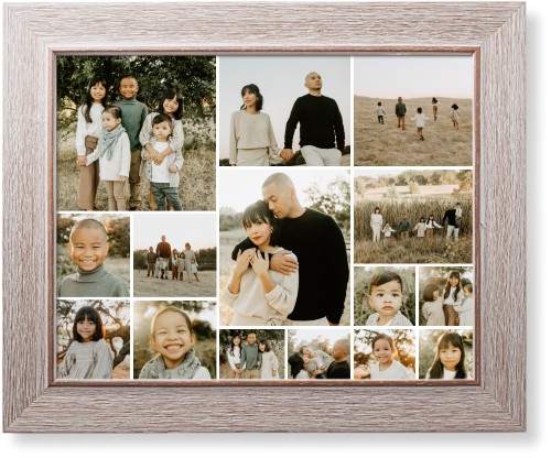 Collage of Fifteen Art Print, -Rustic-Multicolor-Signature Card Stock-11x14
