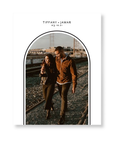Modern Archway Art Print, -No Frame-Grey-Signature Card Stock-11x14