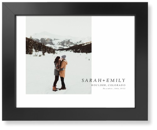 Offset Gallery of One Art Print, Black, Signature Card Stock, 11x14multi