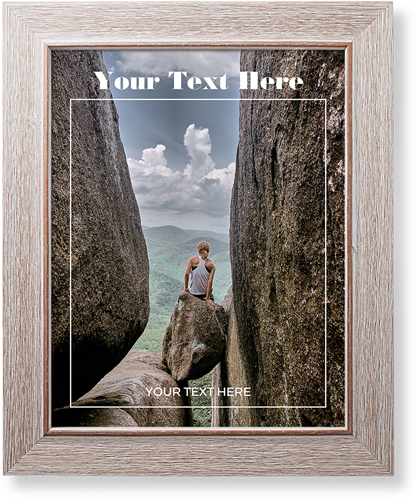 Explore More Art Print, Rustic, Signature Card Stock, 11x14white