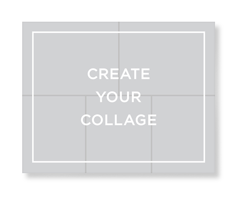 Create a Collage Art Print, No Frame, Signature Card Stock, 11x14multi