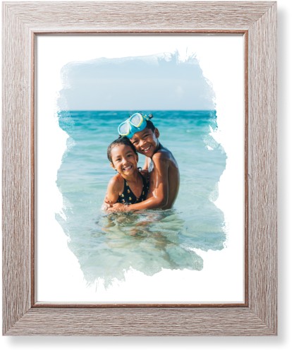 Brushed Moments Art Print, -Rustic-White-Signature Card Stock-11x14