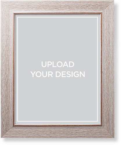 Upload Your Own Design Portrait Art Print, -Rustic-Multicolor-Signature Card Stock-11x14