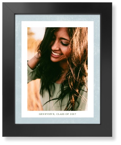 Bold Frame Art Print, -Black-Blue-Signature Card Stock-11x14