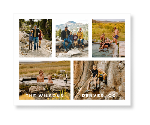 Gallery of Five Art Print, -No Frame-Multicolor-Signature Card Stock-11x14