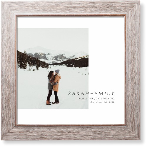 Offset Gallery of One Art Print, -Rustic-Multicolor-Signature Card Stock-12x12