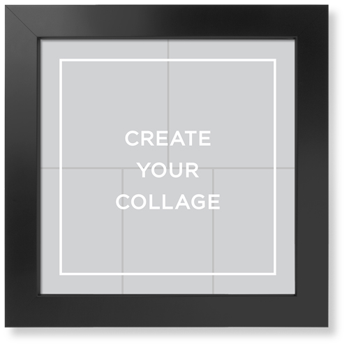 Create a Collage Art Print, -Black-Multicolor-Signature Card Stock-12x12